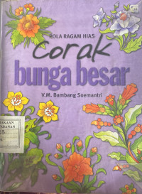 Pola Ragam Corak Bunga Besar