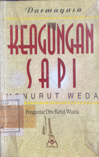 Keagungan Sapi Menurut Weda