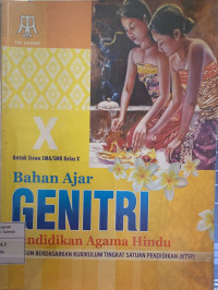 Genitri Pendidikan Agama Hindu untuk SMA Kelas X