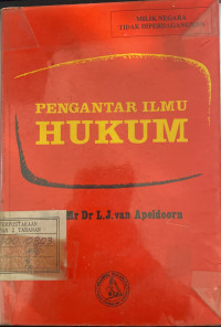 Pengantar Ilmu Hukum