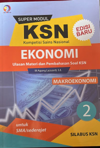 KSN (Kompetisi Sains Nasional) Ekonomi untuk SMA/sederajat Jilid 2