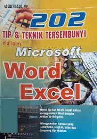 202 Tip & Teknik Tersembunyi Dalam Microsoft Word & Excel